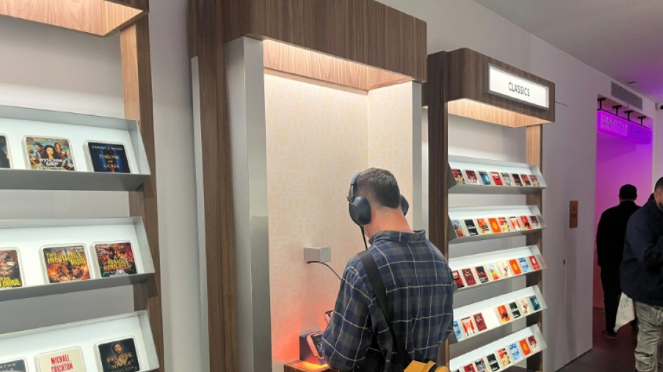 'Bookless bookstore': audio-only book shop opens in New York