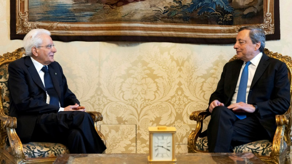 Italiens Regierungschef Draghi tritt zur&uuml;ck