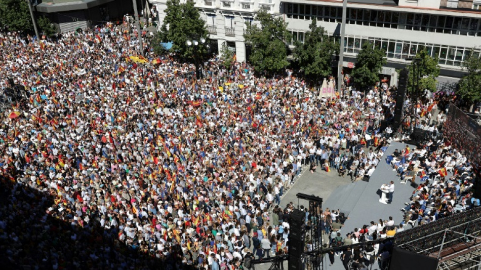 Zehntausende demonstrieren in Madrid f&uuml;r konservativen Wahlsieger Feij&oacute;o