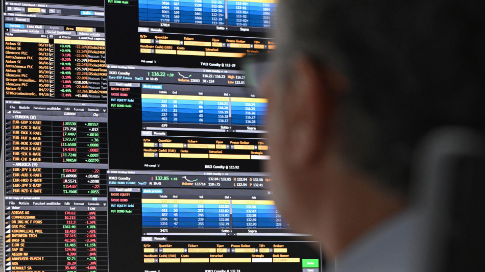 Borsa: l'Europa parte in negativo, Parigi -0,9%