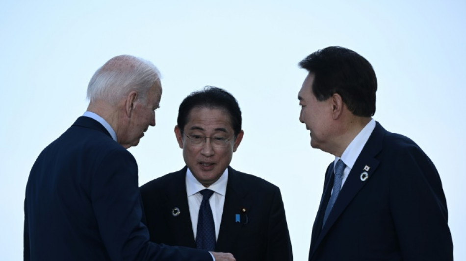 Gipfeltreffen von USA, Japan und S&uuml;dkorea in Camp David
