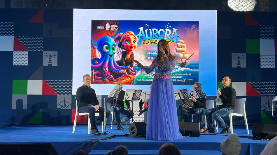 Aurora e la nave incantata, il Vespucci diventa una fiaba