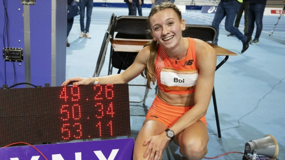 La N&eacute;erlandaise Femke Bol bat le record du monde du 400 m en salle qui datait de 1982