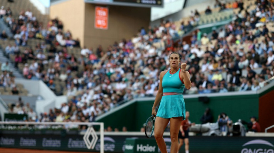 Sabalenka avança sem dificuldades à 3ª rodada em Roland Garros