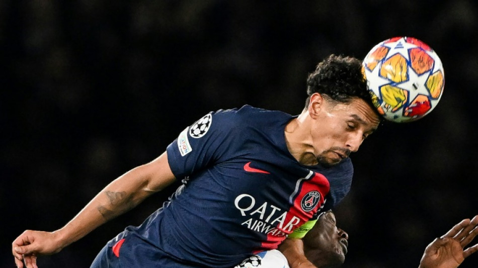 Foot: Marquinhos et Skriniar ont repris l'entra&icirc;nement avec le PSG
