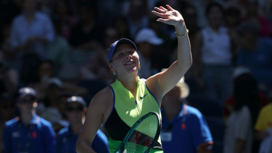 Anisimova ensures 25-year Australian Open first for US women