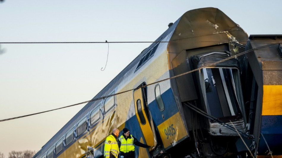 Un muerto y decenas de heridos en accidente de tren en Pa&iacute;ses Bajos
