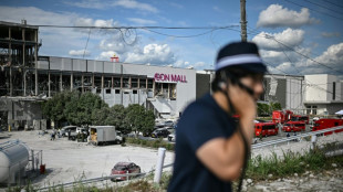 Rescatistas rastean con perros el centro comercial colpasado en Jap&oacute;n tras el terremoto