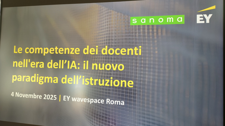 Ey-Sanoma, l'Ia cambier&agrave; il 60% delle competenze dei docenti