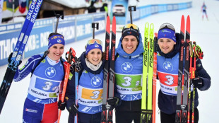 Biathlon: le relais mixte fran&ccedil;ais vainqueur &agrave; Pokljuka