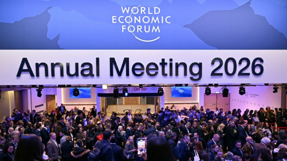 Huge lines, laughs and gasps as Trump addresses Davos elites