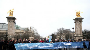 Zehntausende protestieren in Frankreich gegen versch&auml;rftes Einwanderungsgesetz