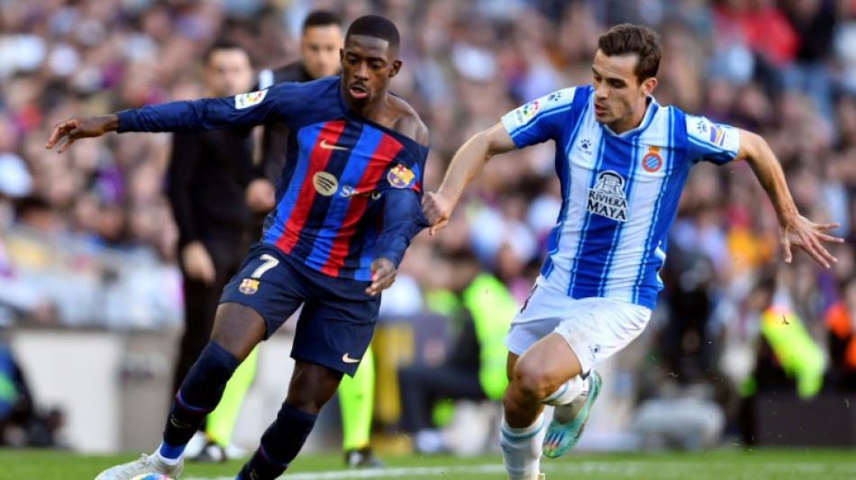 Espagne: le Bar&ccedil;a accroch&eacute; par l'Espanyol pour sa derni&egrave;re de l'ann&eacute;e