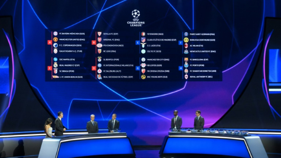 Bayern to face Man Utd in Champions League group stage, Newcastle draw PSG