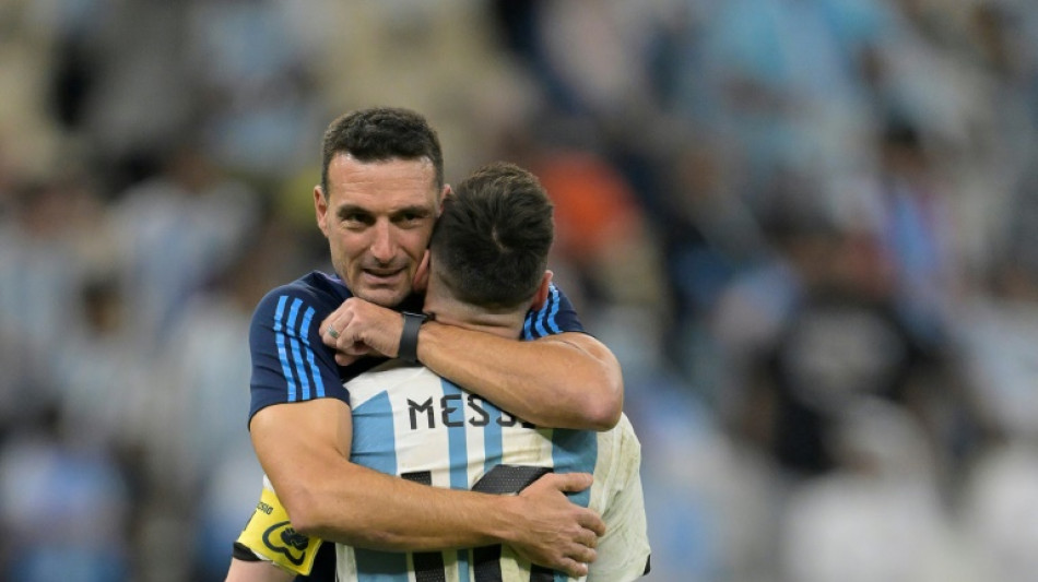 Argentina's Scaloni on cusp of joining World Cup coaching greats