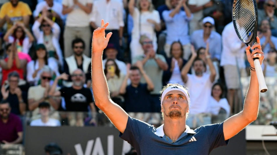 Rome: Zverev s'offre une grande finale apr&egrave;s deux ans d'attente