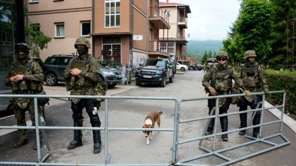 Nato-Verst&auml;rkungen nach Angriffen auf KFOR-Soldaten im Kosovo angekommen
