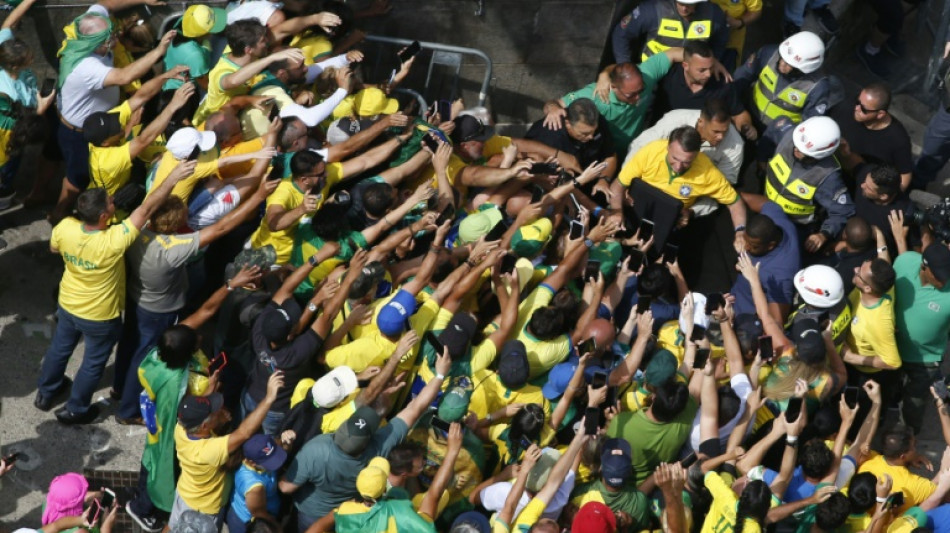 Bolsonaro hace una demostraci&oacute;n de fuerza al reunir a una multitud en Sao Paulo