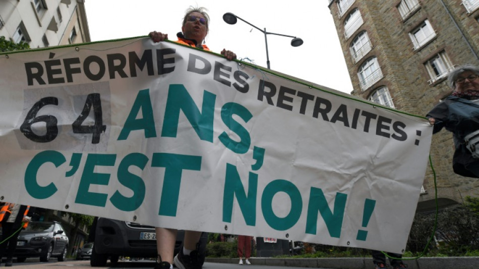 A Rennes, des manifestants toujours "combatifs" contre la r&eacute;forme des retraites