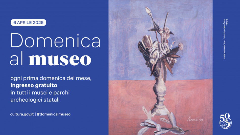 Torna #domenicalmuseo, ingresso gratis in musei e parchi statali