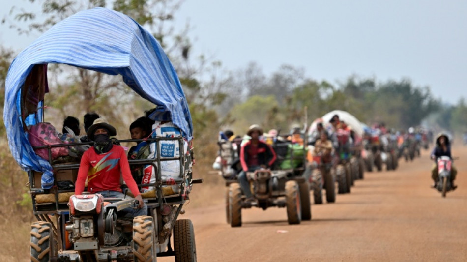Fighting rages at Cambodia-Thailand border ahead of expected Trump call