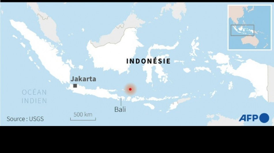 Indonésie: un séisme de magnitude 7,1 ébranle Bali sans dégâts importants