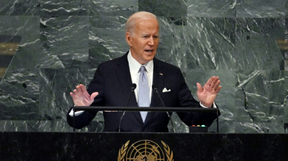 Biden: Russland hat mit Ukraine-Krieg "schamlos" gegen UN-Charta versto&szlig;en