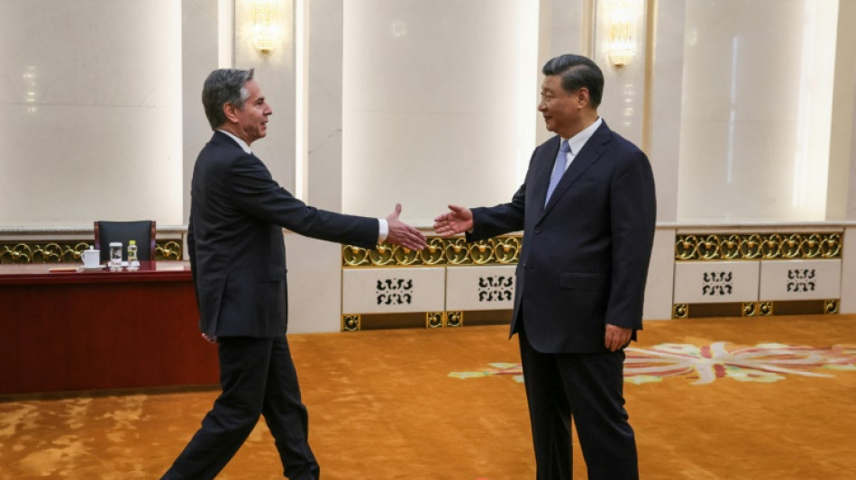 Blinken se re&uacute;ne com presidente chin&ecirc;s em Pequim