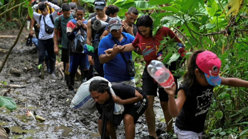 Dans la jungle du Darien, les migrants  v&eacute;n&eacute;zu&eacute;liens s'accrochent au r&ecirc;ve am&eacute;ricain