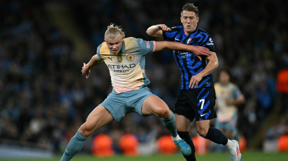 C1: Manchester City contrari&eacute; par l'Inter Milan (0-0)