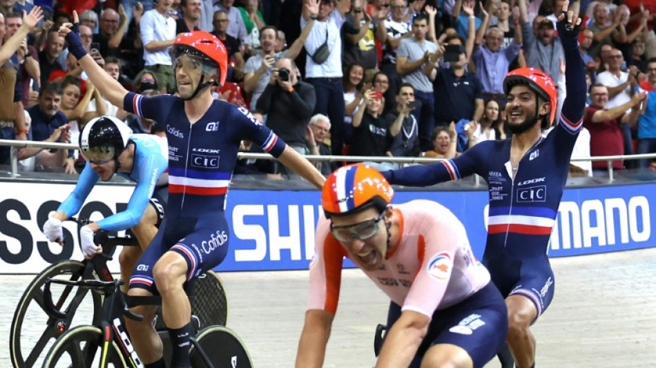 Mondiaux sur piste: troisi&egrave;me titre pour la France, &agrave; l'am&eacute;ricaine