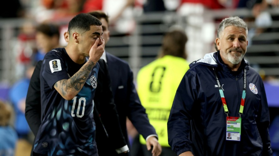 Paraguay's Almiron sent off under new FIFA 'mouth-covering' rule