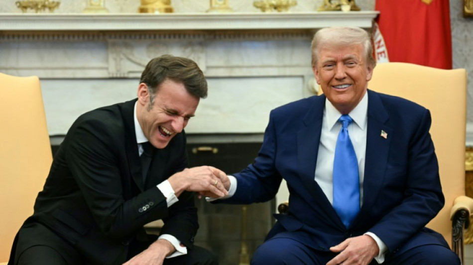 Macron met en garde Trump contre une "capitulation" forc&eacute;e de l'Ukraine