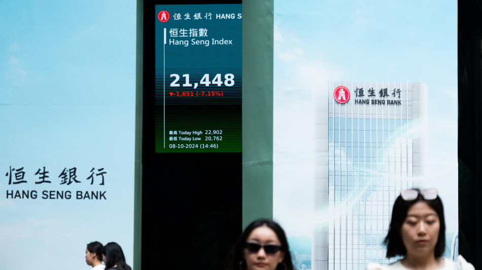 Borsa: l'Asia paga le tensioni sui dazi, Hong Kong -1,6%