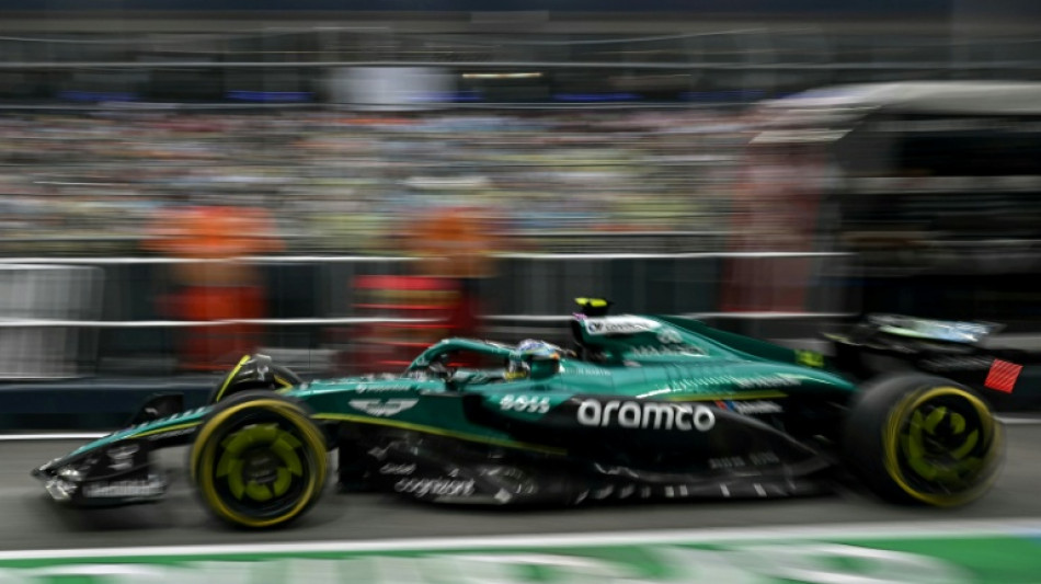 Aston Martin's Alonso quickest in first practice for Singapore GP