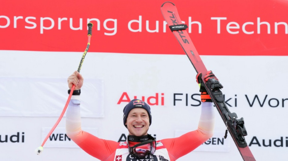 Ski alpin: quadrupl&eacute; pour Odermatt dans la descente de Wengen