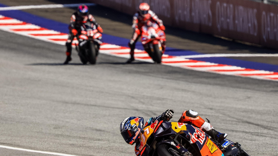 MotoGp: Acosta sulla Ktm vince il Gp d'Austria