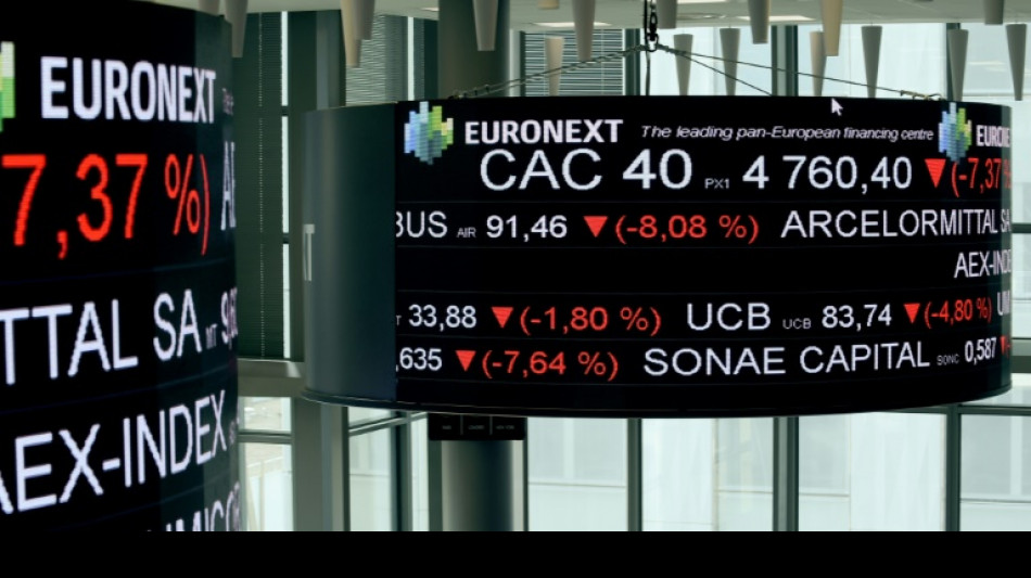 Les Bourses europ&eacute;ennes chutent de pr&egrave;s de 3% et tombent au plus bas depuis le printemps 2021 