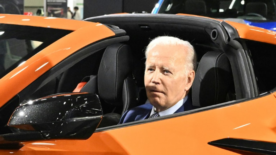 Top d&eacute;part pour le salon de l'automobile de D&eacute;troit avec une visite de Joe Biden
