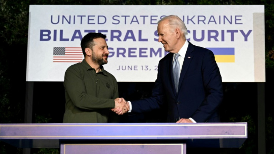 Nato-Spitzen treffen Selenskyj - Biden &auml;u&szlig;ert sich nach Gipfel