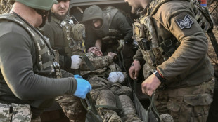 "Un jour normal": le d&eacute;fil&eacute; des bless&eacute;s de Bakhmout
