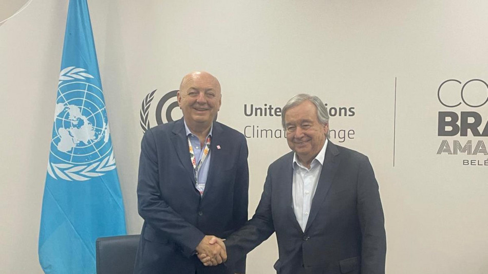 Pichetto, all'incontro con Guterres a Cop30 fondi per il clima