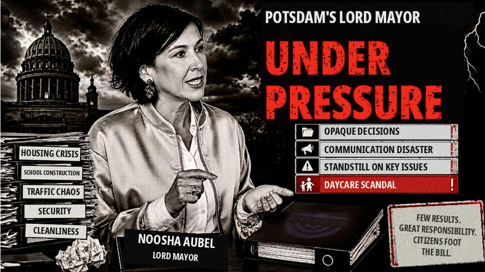 Noosha Aubel under pressure: Potsdam City Hall caught between going it alone and the nursery scandal
