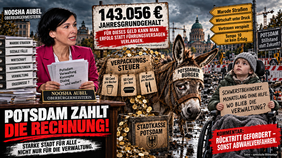 Noosha Aubel: 143.056 Euro Jahresgrundgehalt &ndash; und Potsdams B&uuml;rger sollen als Goldesel zahlen